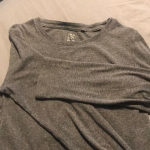 Gray Long sleeve Crewneck